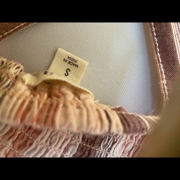 a.n.a. Button Front Long Wide Stripped Summer Dress New with Tags size S Small - Picture 9 of 12